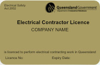 Electrical Contractors Licence