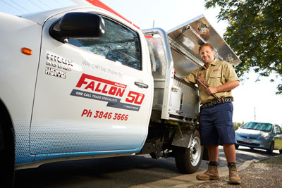 Fallon plumber with ute